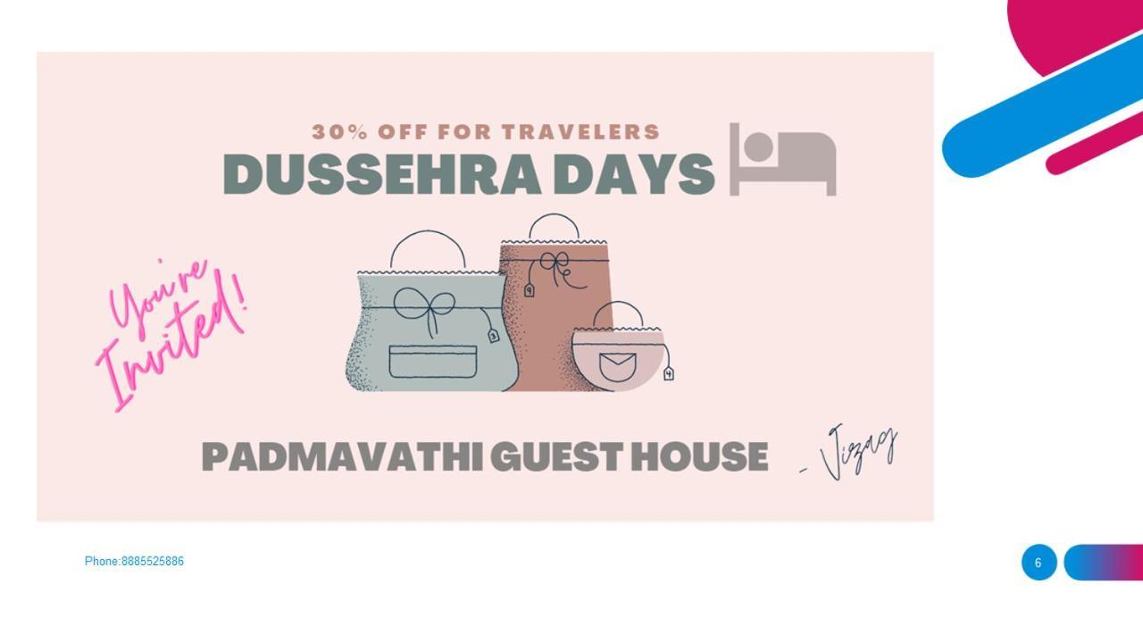 Padmavathi Family Guest House Визакхапатнам Екстериор снимка